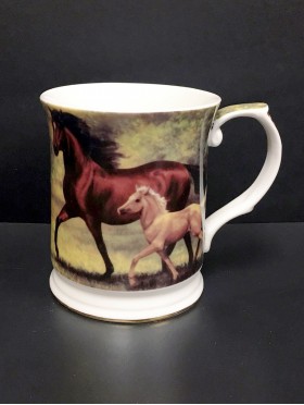 Porcelain Horses Mug With Gift Box